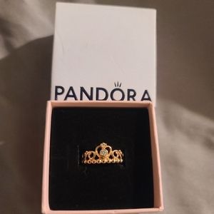 Pandora Rose gold tiara ring (size 7?)